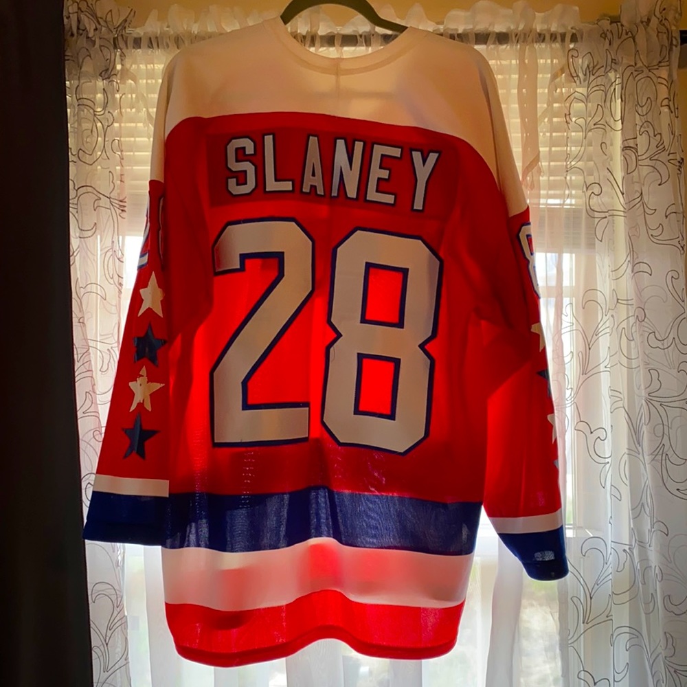 Vintage Capitals Hockey Jersey Slaney XL